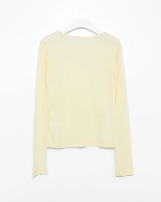 Tencel crew neck T-shirt
