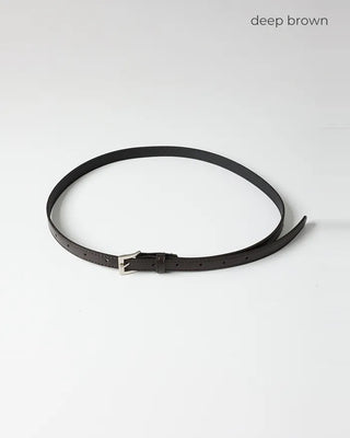 Silver buckle belt
