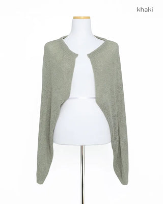 Cropped bolero cardigan