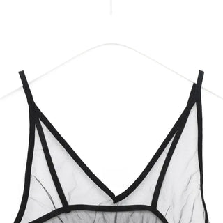 See-through bustier