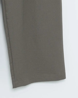 Two-pleat wide slacks