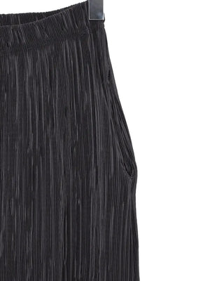 Pleated long skirt