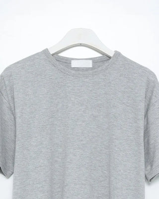 Round neck half T-shirt