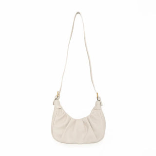 Shirring detail shoulder bag
