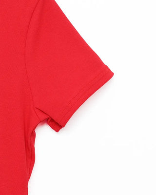 Lettering Cropped Short Sleeve T-Shirt