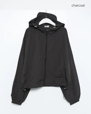 Cap Hooded Windbreaker