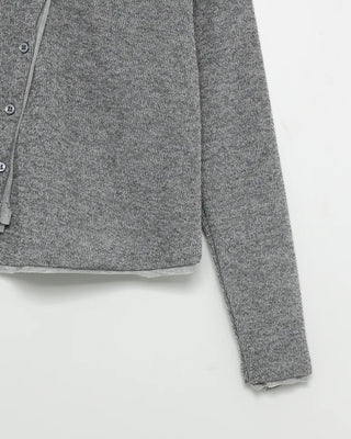 Asymmetrical Layered Cardigan