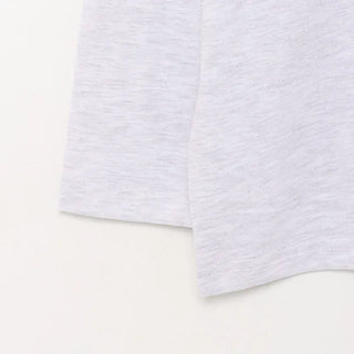 Vegetable print long-sleeved T-shirt