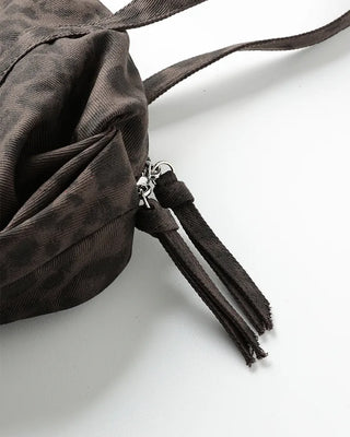 Leopard print shoulder bag