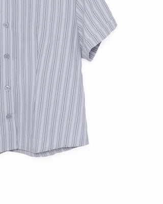 Pinstripe Cropped Shirt