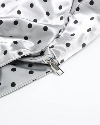 Polka Dot Nylon Tote Bag