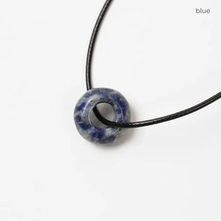 Stone Ring Point Necklace