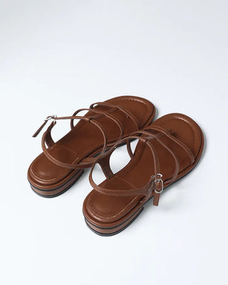 Strap belt sandals