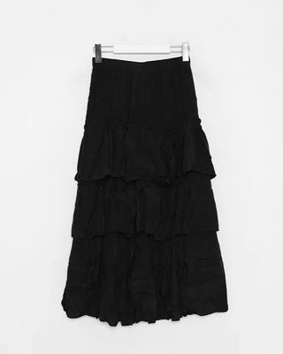 Can-can frill long skirt