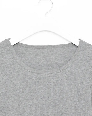 Short-sleeved T-shirt with perforations