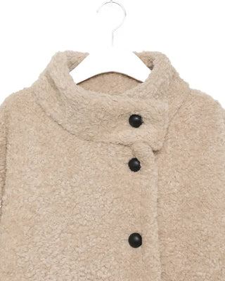 Half-neck boa jacket