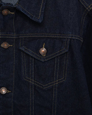 (Unisex) Double-Seam Denim Jacket