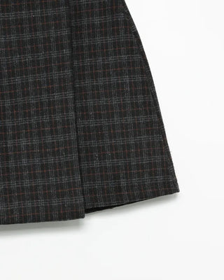 Checkered mini skirt