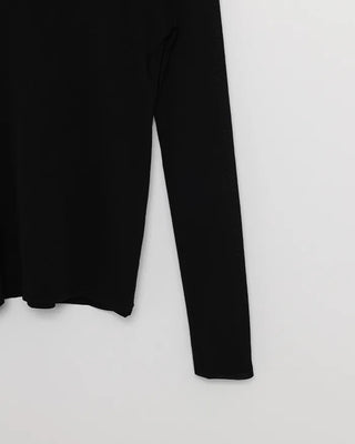 See-through two-tone simple T-shirt
