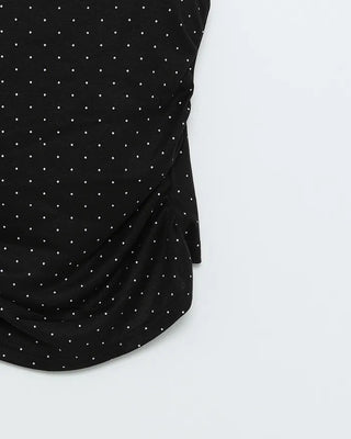 Polka dot cap camisole
