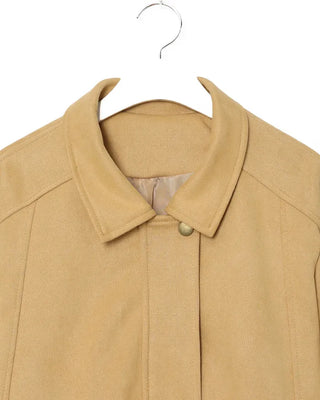 Oversized suede blouson