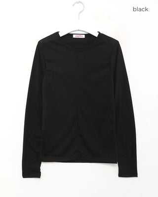 Color-block detail layered T-shirt