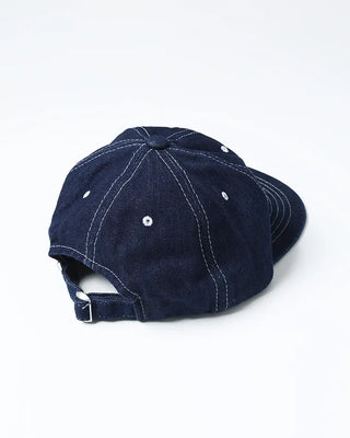 Lettering Denim Camp Cap