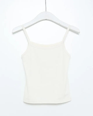 Sleeveless & Lace Long-Sleeve T-Shirt Set