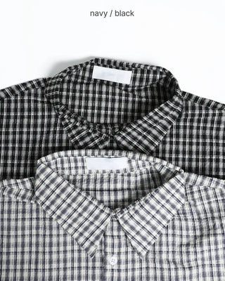 Checked half shirt