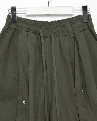 (Unisex) Drawstring Pintuck Slacks