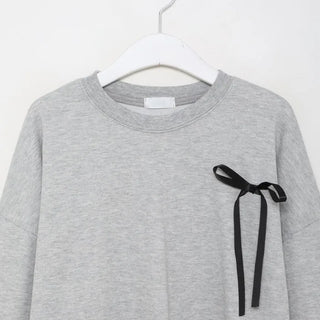 Ribbon detail sweatshirt
