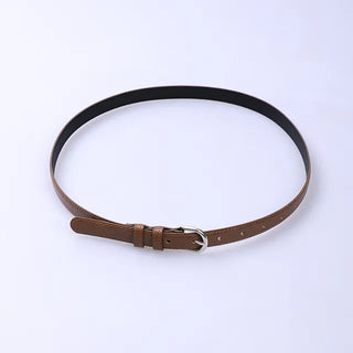 Simple faux leather belt