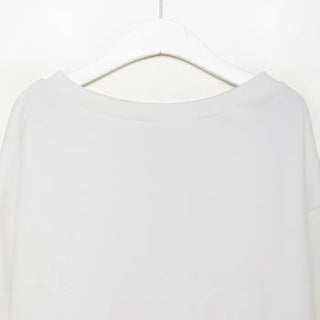 Sleeve Ribbon Off-Shoulder Sweatshirt