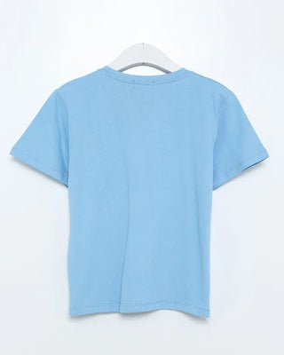 Round neck basic short-sleeve T-shirt
