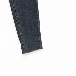 Stretch denim skinny pants