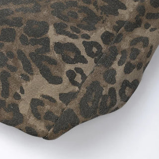 Leopard wash shoulder bag