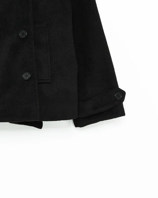 Double-collar short coat