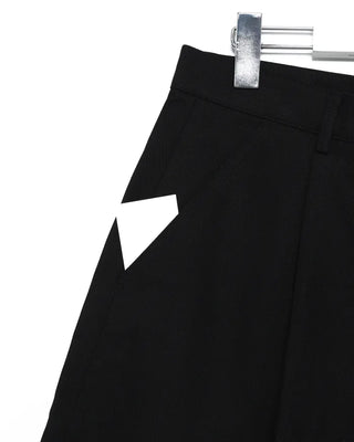 Bermuda One-Pleat Cotton Pants