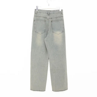 Vintage distressed denim
