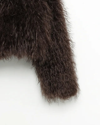 Fur short jacket