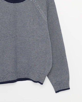 Striped round neck knit