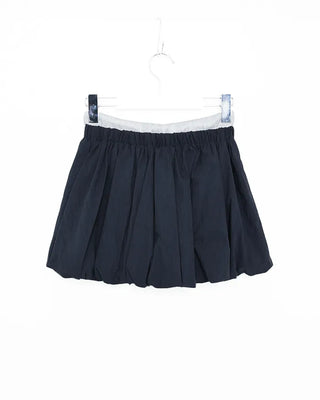 Two-tone balloon mini skirt