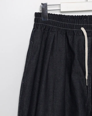 (Unisex) Two-pleat wide-leg pants
