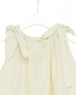 Neckline Ribbon Shoulder Blouse