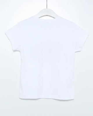 Pigmented British Semi-Cropped Half T-Shirt