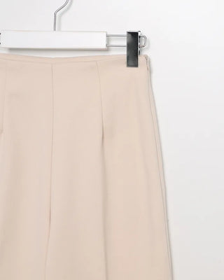 Brushed wide-fit slacks