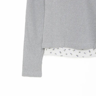 Flower Lace Double T-Shirt