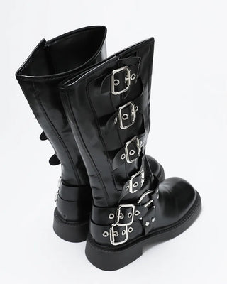 Buckle Point Long Boots