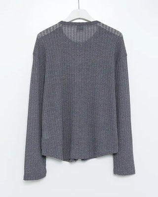 Linen Round Neck Summer Cardigan