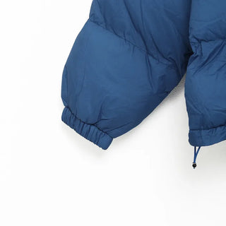 Hooded padded collar jacket